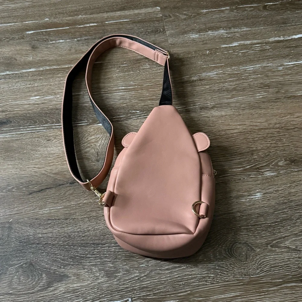 Inicat Elegant Pink Crossbody Small Sling Bag Women’s Fanny Pack For‎ Travel